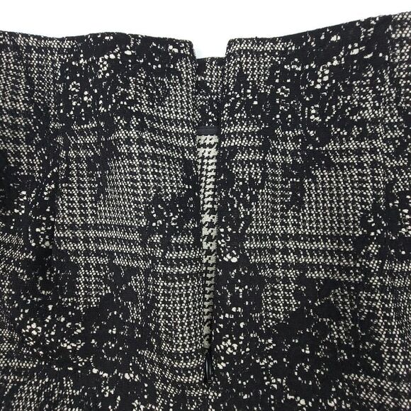 NWT Zara Whimsigoth Scalloped Lace Print High Rise Mini Skirt Medium Goth Black - Picture 7 of 11